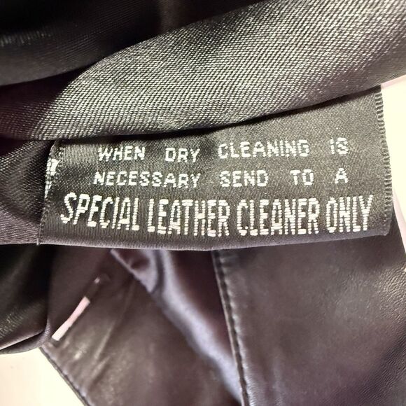 Pelle Studio Wilsons 100% Buttery Soft Leather Black Pants Women 6 - Picture 9 of 16